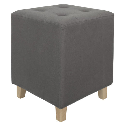 Pouf Carré Hippolyte Gris