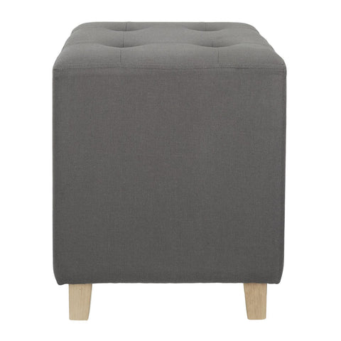 Pouf Carré Hippolyte Gris