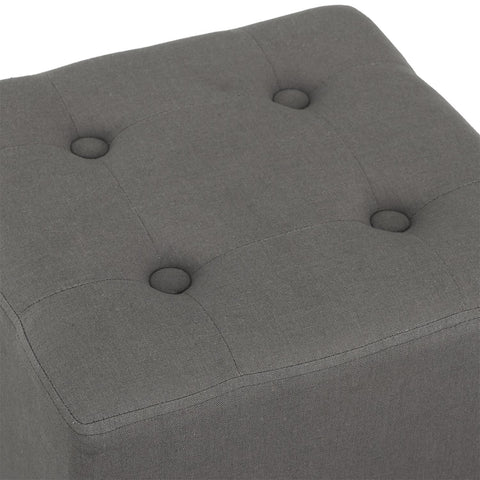 Pouf Carré Hippolyte Gris