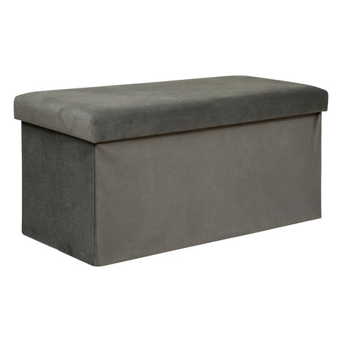 Pouf Pliant Double Lilou Gris