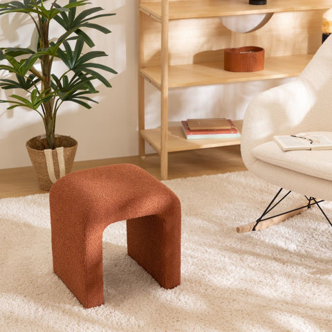 Pouf Sevi Bouclette Deep Ambre