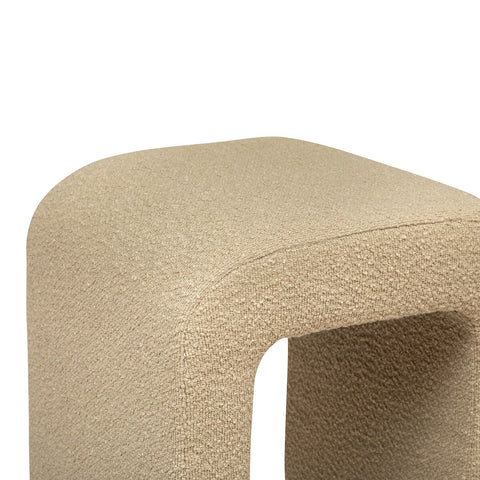 Pouf Sevi bouclette Beige