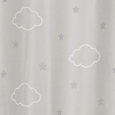 Rideau Occultant Pour Enfant Nuage Gris