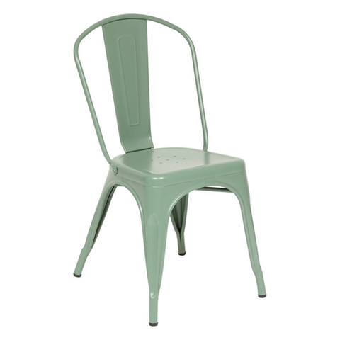 Chaise Niko En Métal Vert