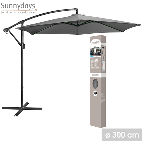 Parasol Deporte Rond Gris