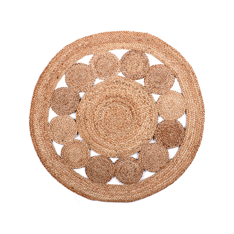 Tapis En Jute D90 Model 1 Naturel