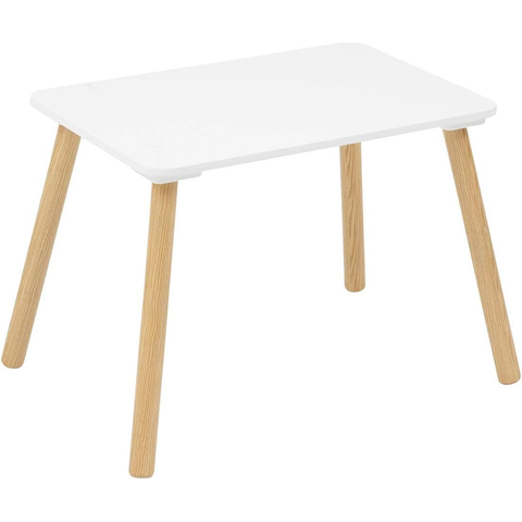 Set Table Avec 2 Chaises Alex Pour Enfant Blanc