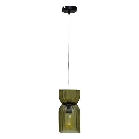 Suspension Ancel D14 En Verre Vert