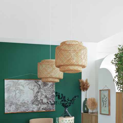 Suspension Bambou Liby Naturel D40