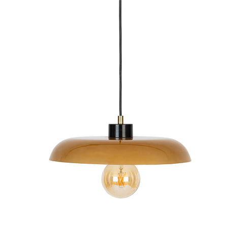 Suspension Jody D35 En Verre Ambre