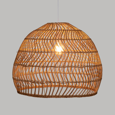 Suspension Joy D58 En Rotin Naturel