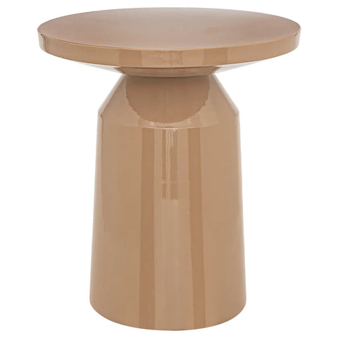 Table À Café Totem Sita Métal Beige