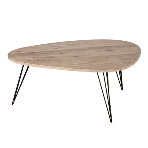 Table Basse Grande Industriel En Bois Neile