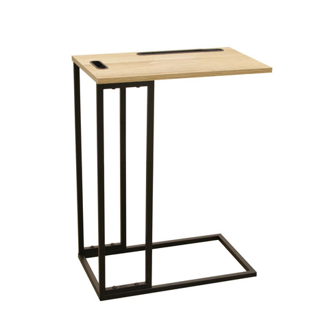 Table D'appoint Support Tablette Noire