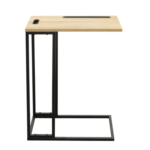 Table D'appoint Support Tablette Noire