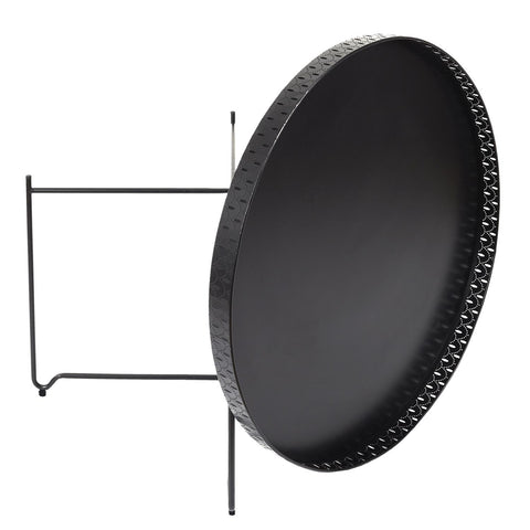 Table D'appoint Plateau Ronde Noire