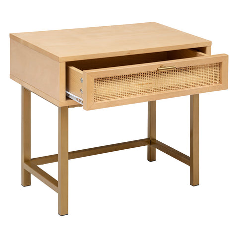 Table De Chevet 1 Tiroir Rayo Beige