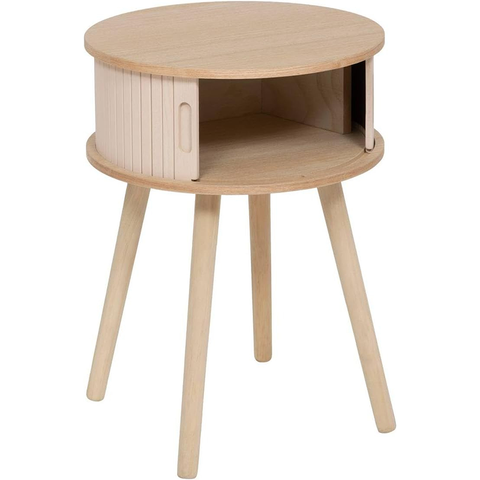 Table De Chevet 2 portes Nysos D40 Beige