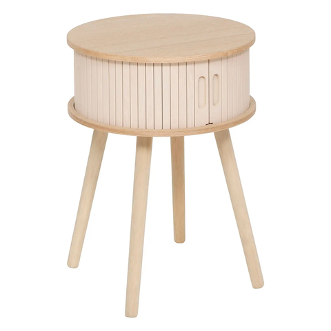 Table De Chevet 2 portes Nysos D40 Beige