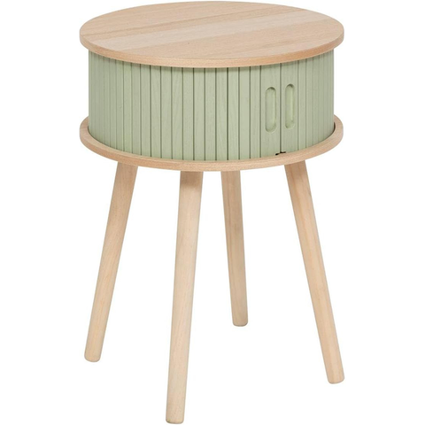 Table De Chevet 2 portes Nysos D40 Vert Olive