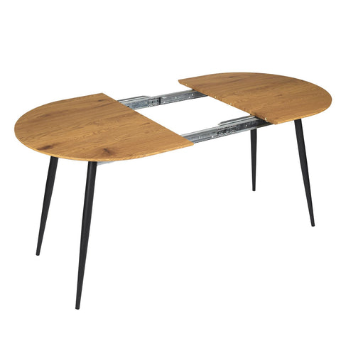 Table De Diner Extensible Marron