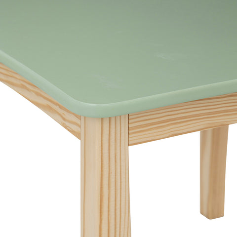 Table Enfant Carré Classic Vert