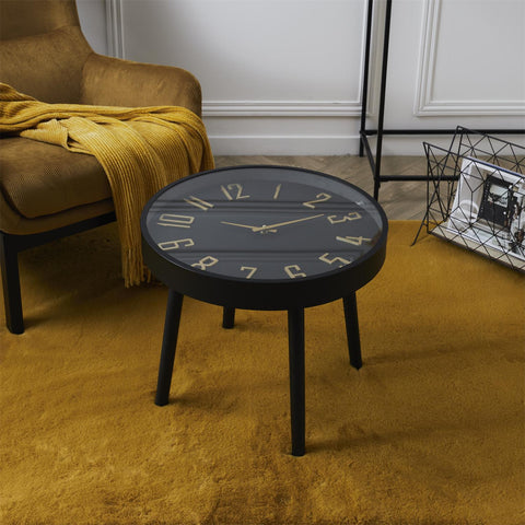Table Horloge Silencieuse D50 Lounge Noir