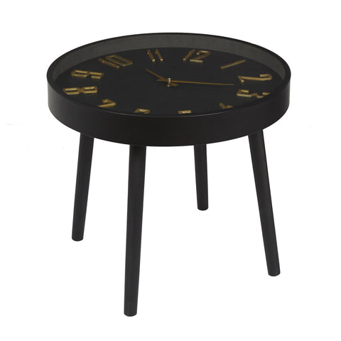 Table Horloge Silencieuse D50 Lounge Noir