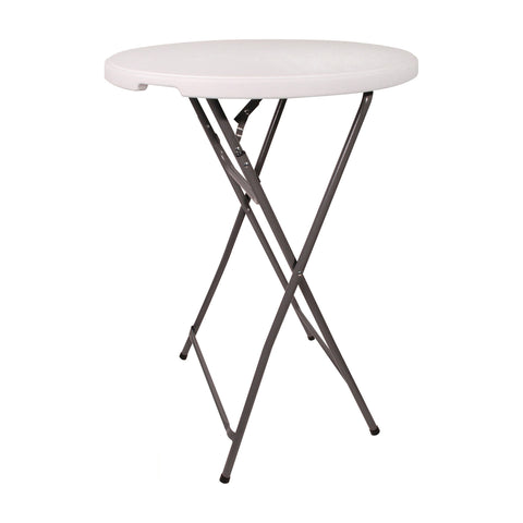 Table Mange Debout Pliable D80 Blanc