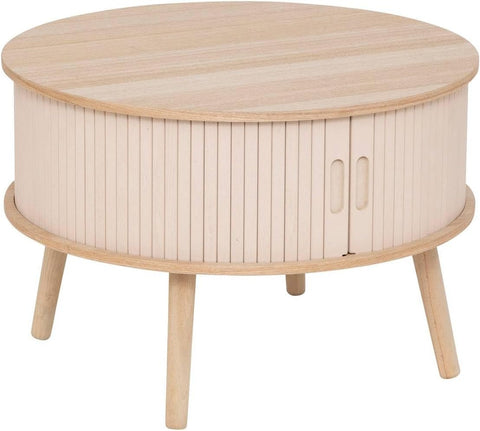 Table basse 2 portes Nyos Beige