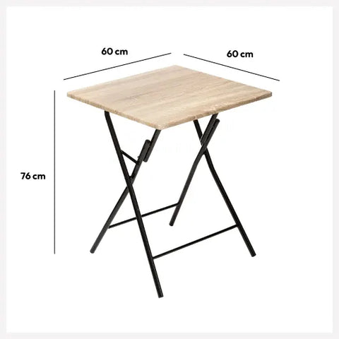 Table pliante 2 places 60x60 Beige
