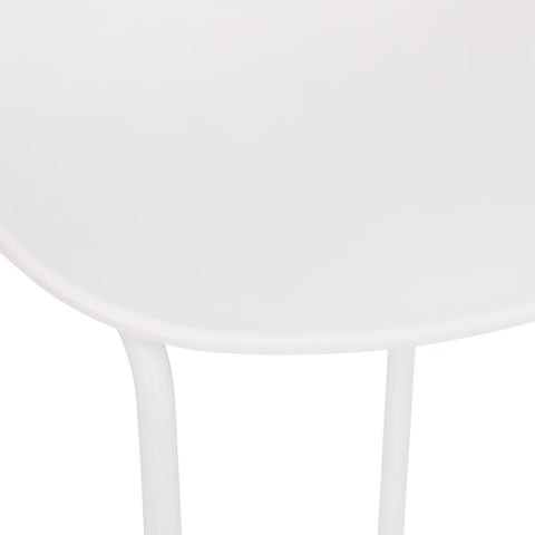 Tabouret De Bar Îlot Otac Polypropylène Blanc