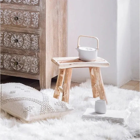 Tabouret En Bois Pure Nature Woody