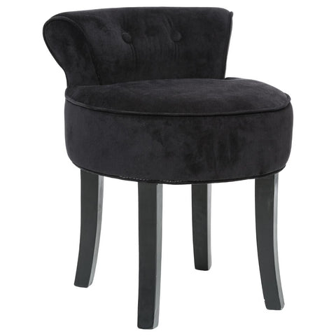 Tabouret En Velours Firmin Noir