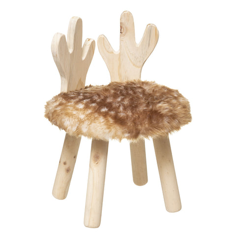 Tabouret Pour Enfant Cerf Beige