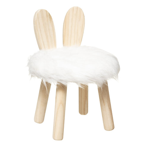 Tabouret Pour Enfant Lapin Blanc