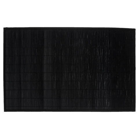 Tapis De Bain Bambou 120x170 Noir