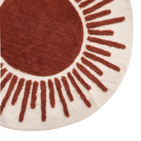 Tapis rond Alicante D 90 Rouge