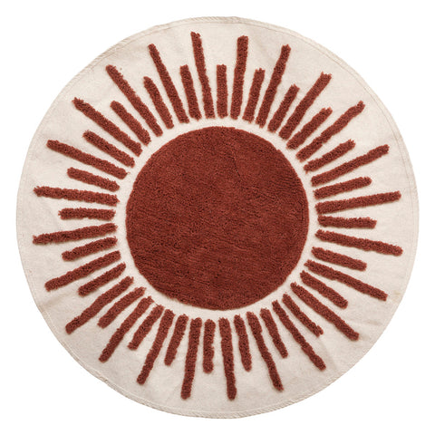 Tapis rond Alicante D 90 Rouge