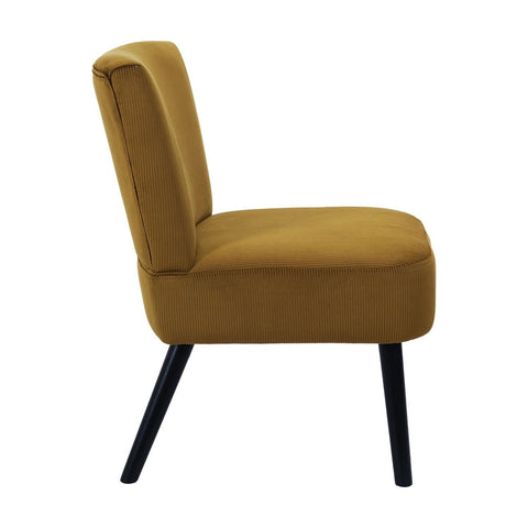 dimensions Fauteuil Crapaud jaune ocre