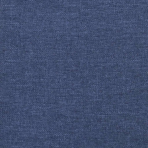 Sommier à ressorts de lit Bleu 140x200 cm Tissu