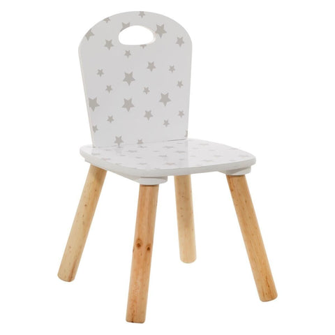 Chaise Enfant Douceur Étoiles Blanc