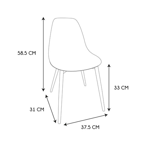 Chaise Enfant Lina Gris