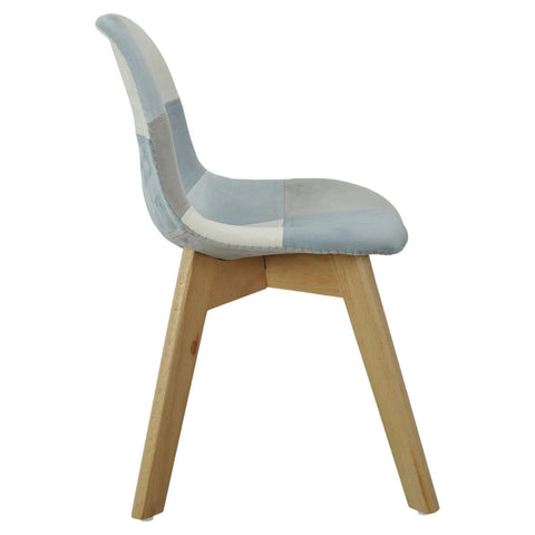 Chaise Patchwork Enfant Leonie Bleu