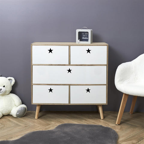 Commode Enfant Like A Star Blanc