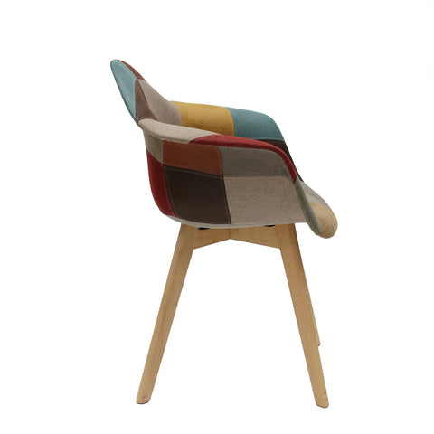 Lot de 4 Fauteuils Louisiane Multicolore