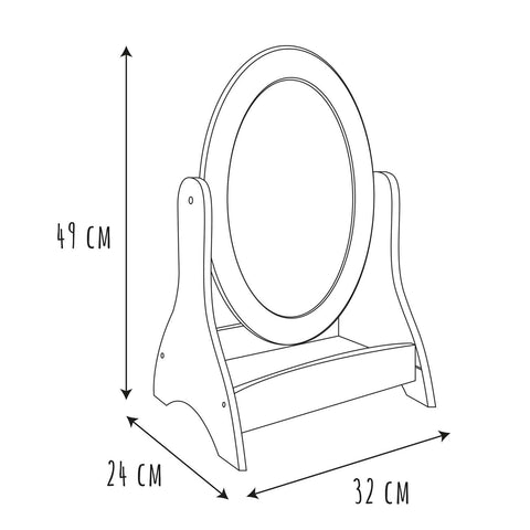 Miroir Coiffeuse Bella