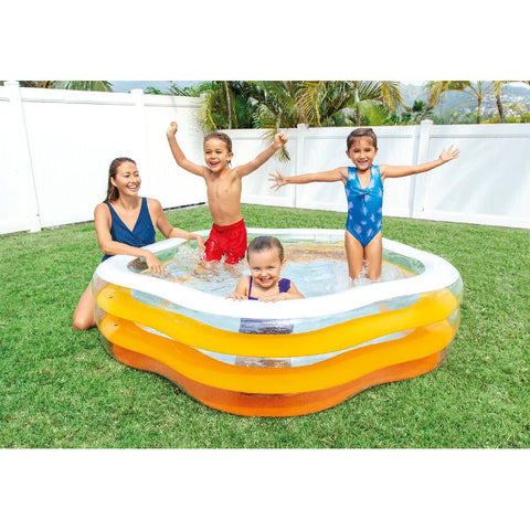 Piscine Gonflable Etoile - 185 x 180 x 53cm