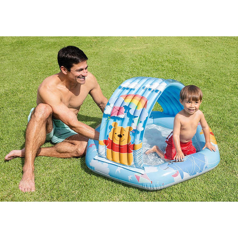 Piscinette Winnie avec Pare-Soleil - 102 x 69 x 71 cm